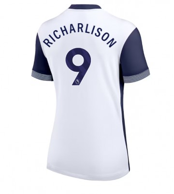 Tottenham Hotspur Richarlison #9 Primera Equipación Mujer 2024-25 Manga Corta